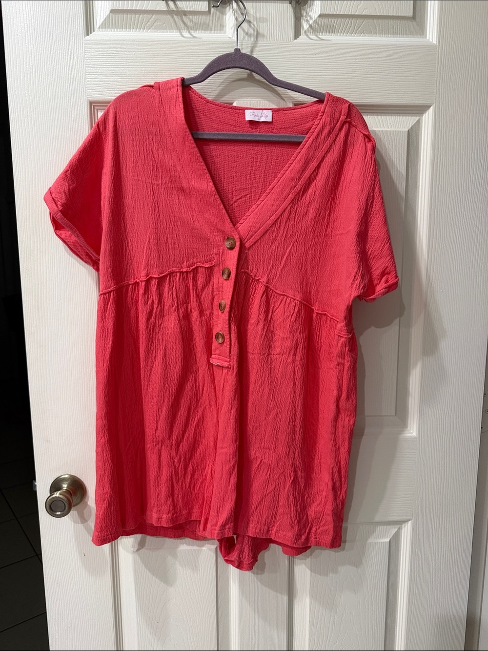 Pink Lily Romper